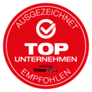 Empfehlung als Top-Unternehmen von FirmenABC